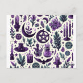 Carte Postale A Wiccan Pattern 1 (Dos)