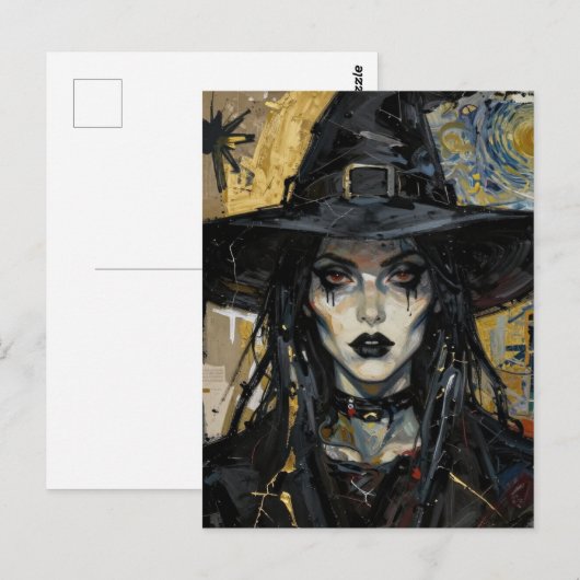 Carte Postale A Witch  (Devant / Derrière)