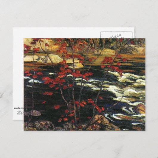 Carte Postale A. Y. Jackson - Érable rouge (Devant / Derrière)