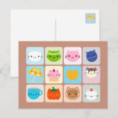 Carte Postale A Year of Cute Cats (Devant / Derrière)