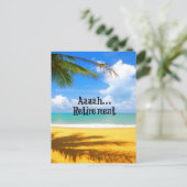 Carte Postale Aaah...retraite et détente (Debout devant)