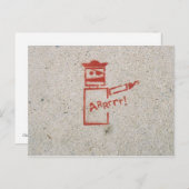 Carte Postale Aaarrr ! (Devant / Derrière)