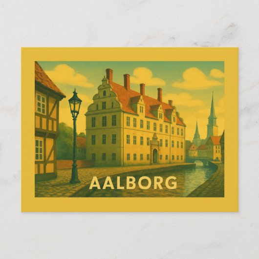 Carte Postale Aalborg Denmark Cityscape (Devant)