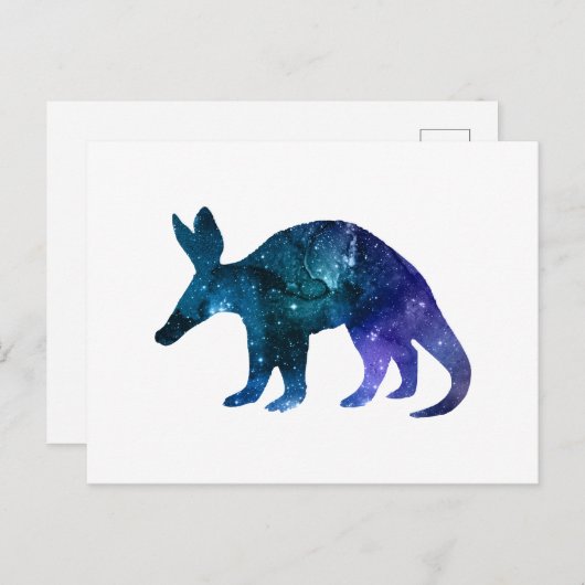 Carte Postale Aardvark (Devant / Derrière)