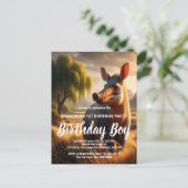 Carte Postale Aardvark Majestueux dans Champ Serein (Debout devant)