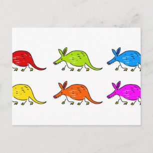 Carte Postale Aardvarks