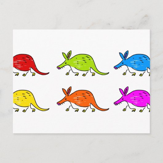 Carte Postale Aardvarks (Devant)
