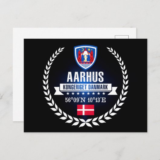 Carte Postale Aarhus (Devant / Derrière)