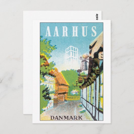 Carte Postale AARHUS, Danmark (Devant / Derrière)