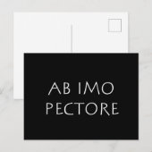 Carte Postale Ab imo pectore (Devant / Derrière)
