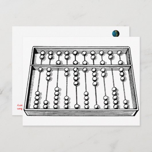 Carte Postale Abacus (Devant / Derrière)