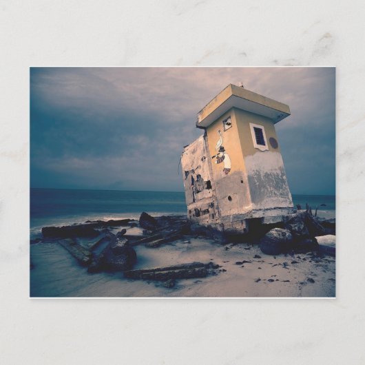 Carte postale Abandon de la structure du bord de m (Devant)