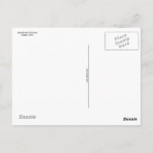 Carte postale Abandon Outhouse (B&W) (Dos)