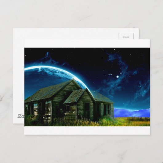 Carte Postale Abandonné (Devant / Derrière)