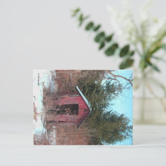 Carte postale abandonnée (Debout devant)