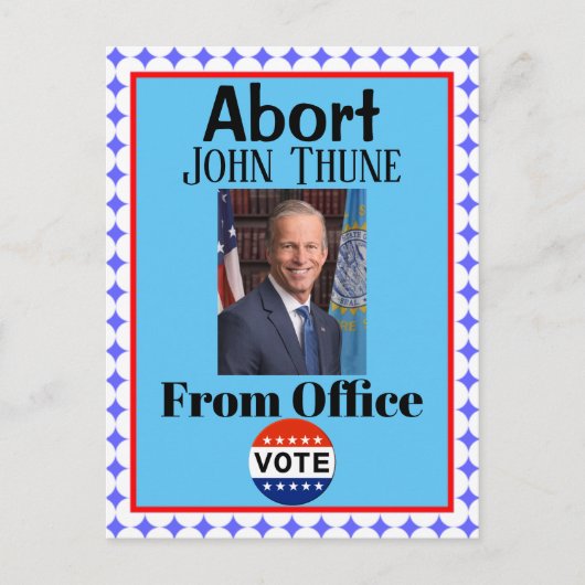 Carte postale Abandonner John Thune (Devant)