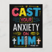 Carte Postale Abandonnez vos inquiétudes (Devant)