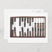 Carte Postale abaque (Devant / Derrière)