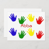 Carte Postale Abba (Devant / Derrière)