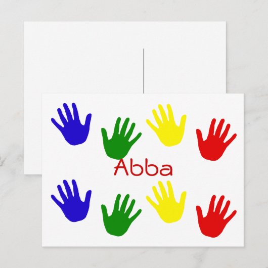 Carte Postale Abba (Devant / Derrière)
