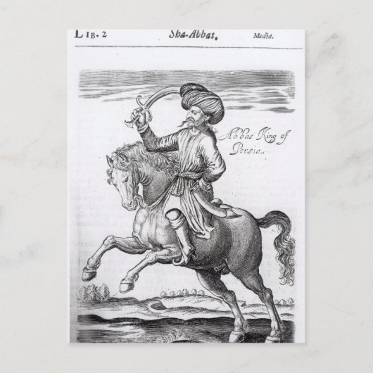 Carte Postale Abbas, roi de Perse (Devant)