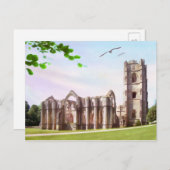 Carte Postale Abbaye de fontaines (Devant / Derrière)