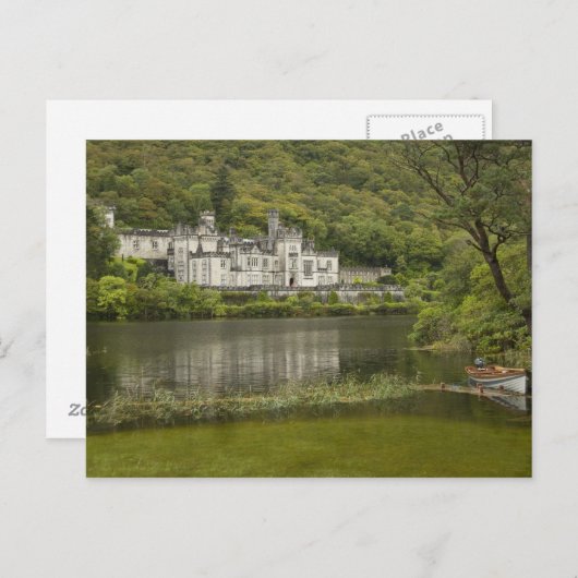 Carte Postale Abbaye de Kylemore, Comté de Galway, Irlande, (Devant / Derrière)