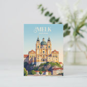 Carte Postale Abbaye de Melk Autriche (Debout devant)