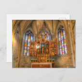 Carte Postale Abbaye de Nonnberg Verre tendu (Devant / Derrière)