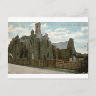 Carte Postale Abbaye de Quarr île de Wight Vue vintage