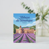 Carte Postale Abbaye de Sénanque France (Debout devant)