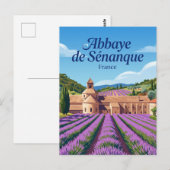 Carte Postale Abbaye de Sénanque France (Devant / Derrière)