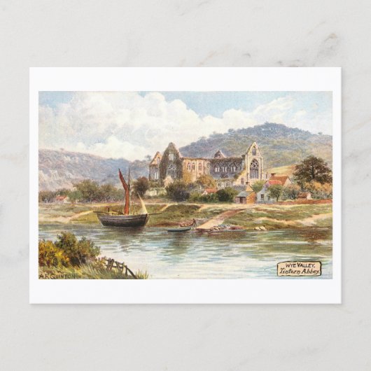 Carte Postale Abbaye de Tintern vintage (Devant)