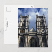 Carte Postale Abbaye de Westminster (Devant / Derrière)