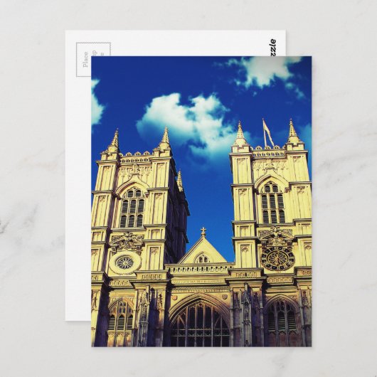 Carte Postale Abbaye de Westminster (Devant / Derrière)