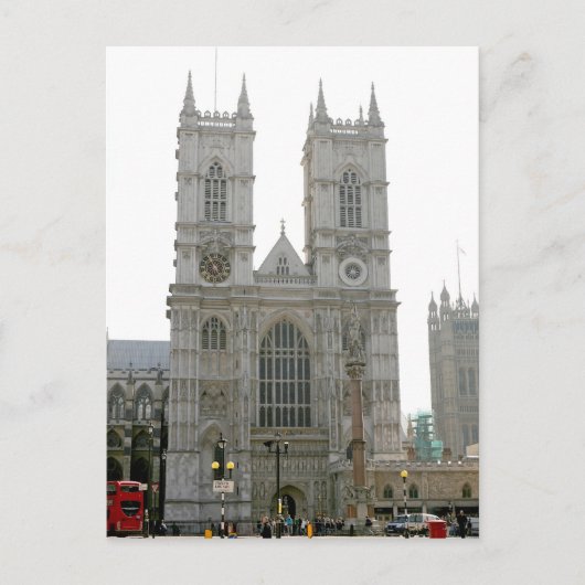 Carte Postale Abbaye de Westminster, Londres (Devant)