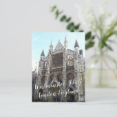 Carte Postale Abbaye de Westminster — Londres, Angleterre (Debout devant)