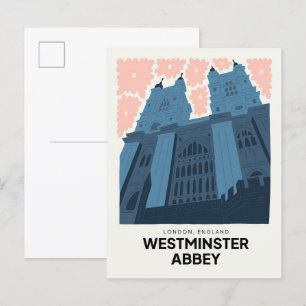 Carte Postale Abbaye de Westminster Londres Angleterre Voyage fl