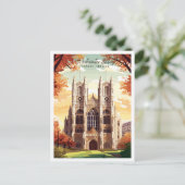 Carte Postale Abbaye de Westminster Londres Angleterre voyage vi (Debout devant)