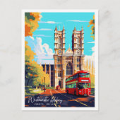 Carte Postale Abbaye de Westminster Londres Angleterre voyage vi (Devant)