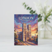 Carte Postale Abbaye de Westminster Royaume-Uni (Debout devant)