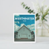 Carte Postale Abbaye de Westminster (Texas) (Debout devant)