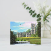 Carte Postale Abbaye des fontaines (Debout devant)