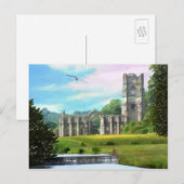 Carte Postale Abbaye des fontaines (Devant / Derrière)