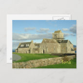 Carte Postale Abbaye d'Iona Écosse (Devant / Derrière)