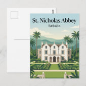 Carte Postale Abbaye St. Nicholas Barbade (Devant / Derrière)