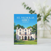 Carte Postale Abbaye St. Nicholas Barbade (Debout devant)