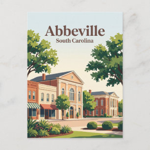 Carte Postale Abbeville, Caroline du Sud