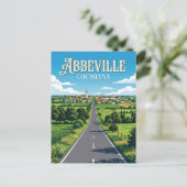 Carte Postale Abbeville USA (Debout devant)