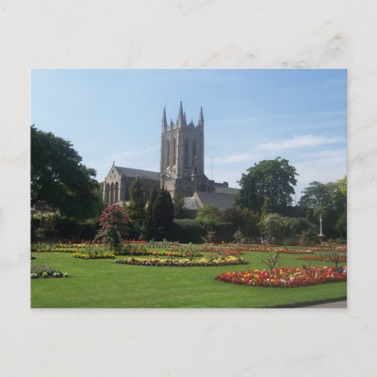 Carte Postale Abbey Gardens, Suffolk, Angleterre (Devant)